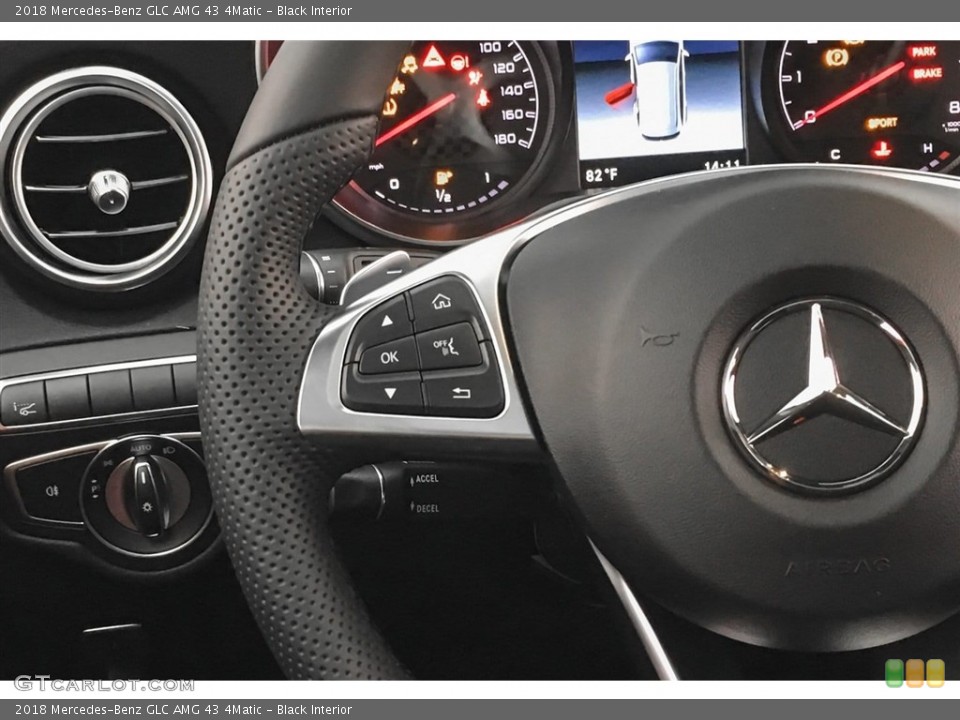 Black Interior Controls for the 2018 Mercedes-Benz GLC AMG 43 4Matic #126580847