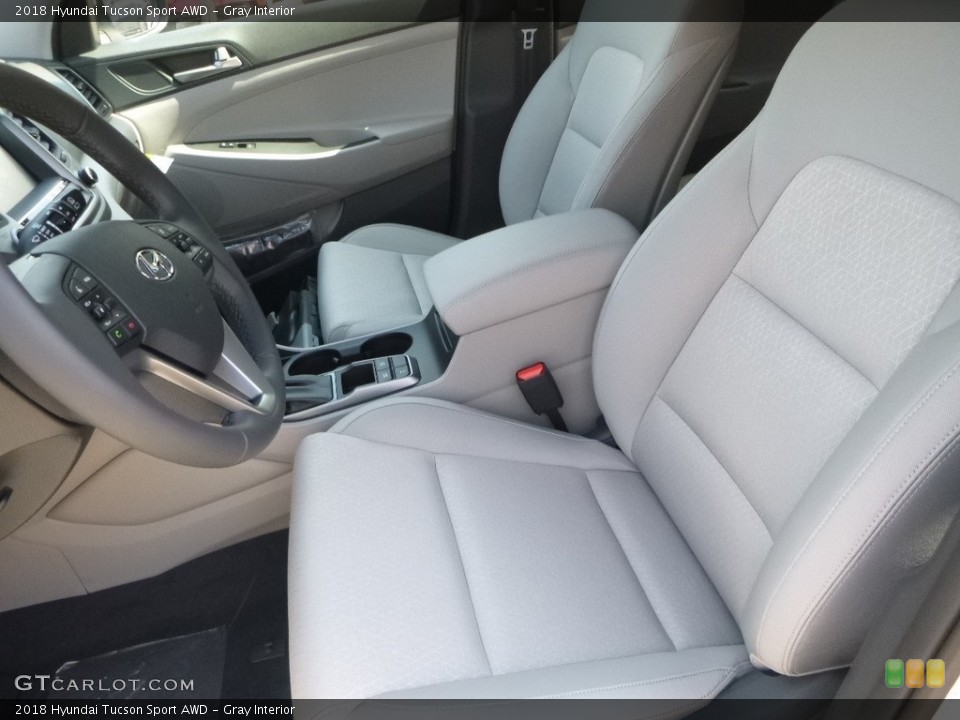 Gray Interior Front Seat for the 2018 Hyundai Tucson Sport AWD #126581543