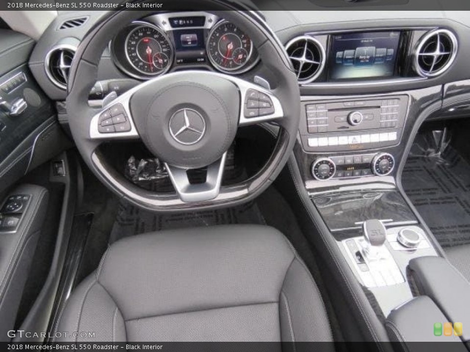 Black Interior Controls for the 2018 Mercedes-Benz SL 550 Roadster #126581876
