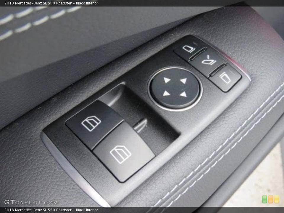Black Interior Controls for the 2018 Mercedes-Benz SL 550 Roadster #126581945