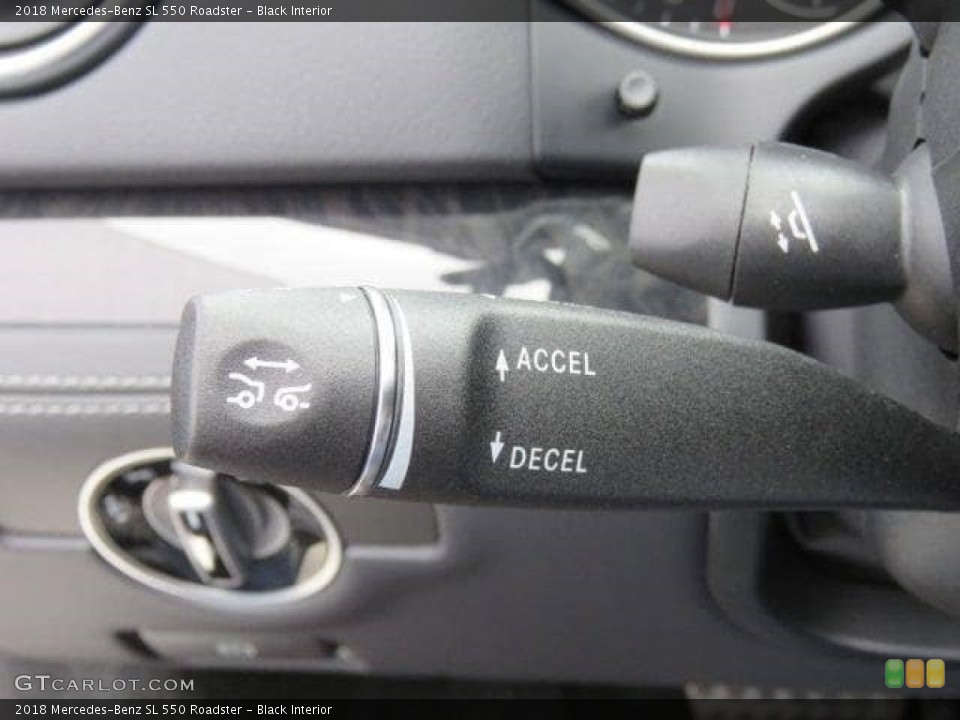 Black Interior Controls for the 2018 Mercedes-Benz SL 550 Roadster #126582173