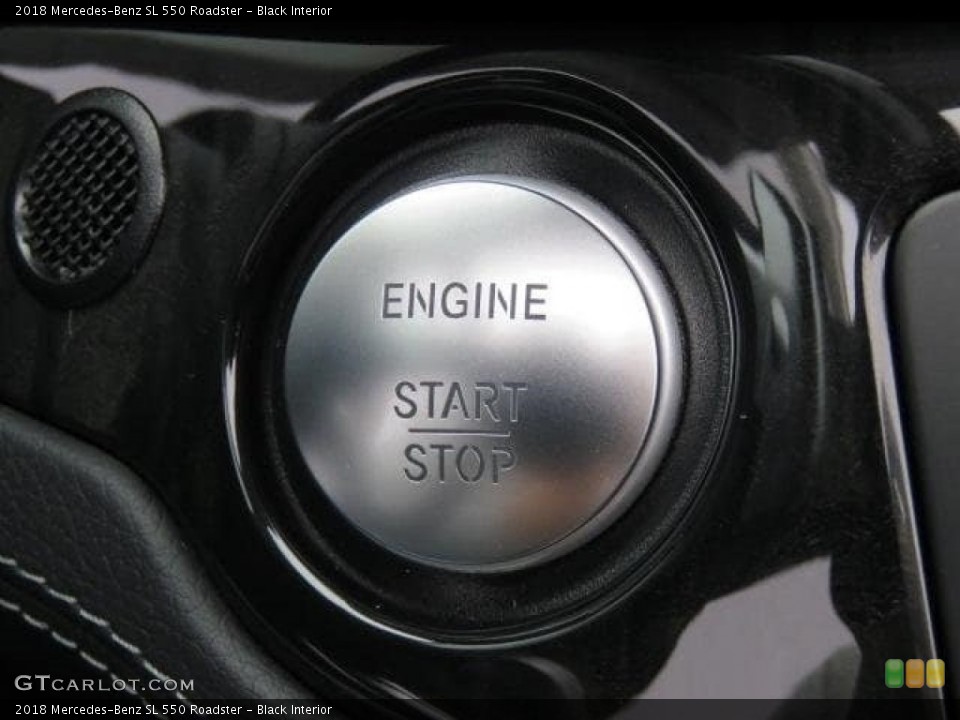 Black Interior Controls for the 2018 Mercedes-Benz SL 550 Roadster #126582266