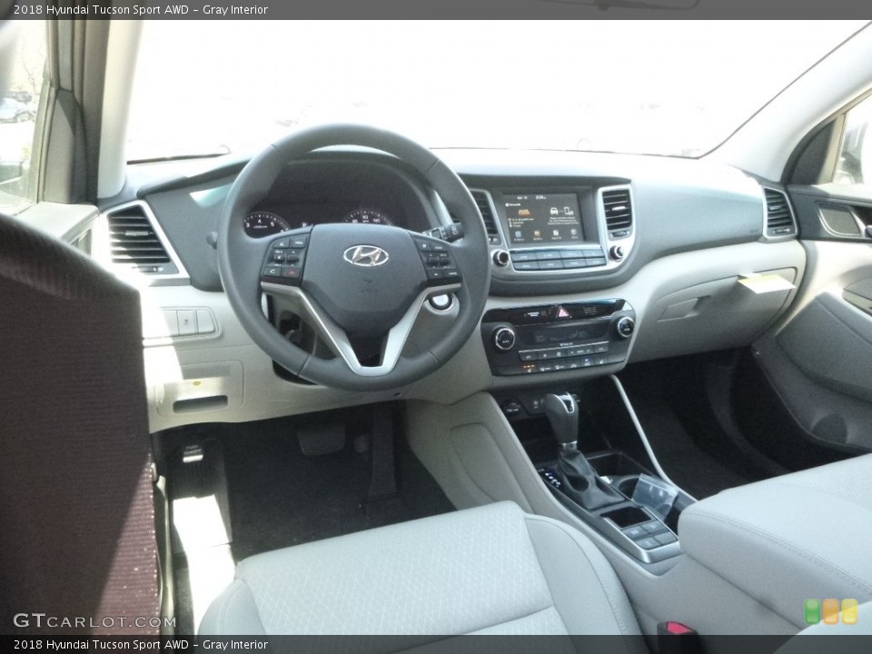 Gray Interior Photo for the 2018 Hyundai Tucson Sport AWD #126582326