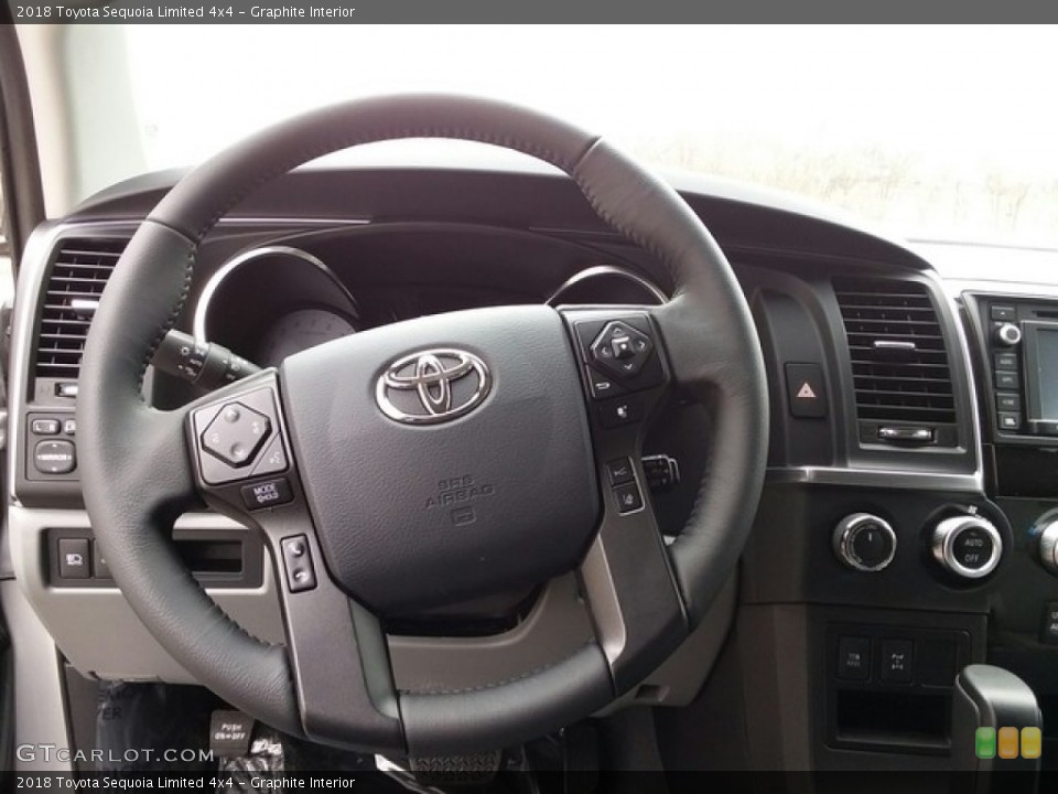 Graphite Interior Steering Wheel for the 2018 Toyota Sequoia Limited 4x4 #126593111