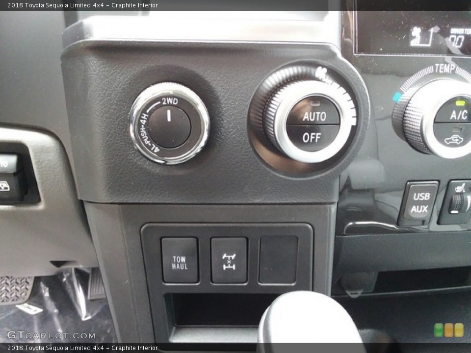 Graphite Interior Controls for the 2018 Toyota Sequoia Limited 4x4 #126593261