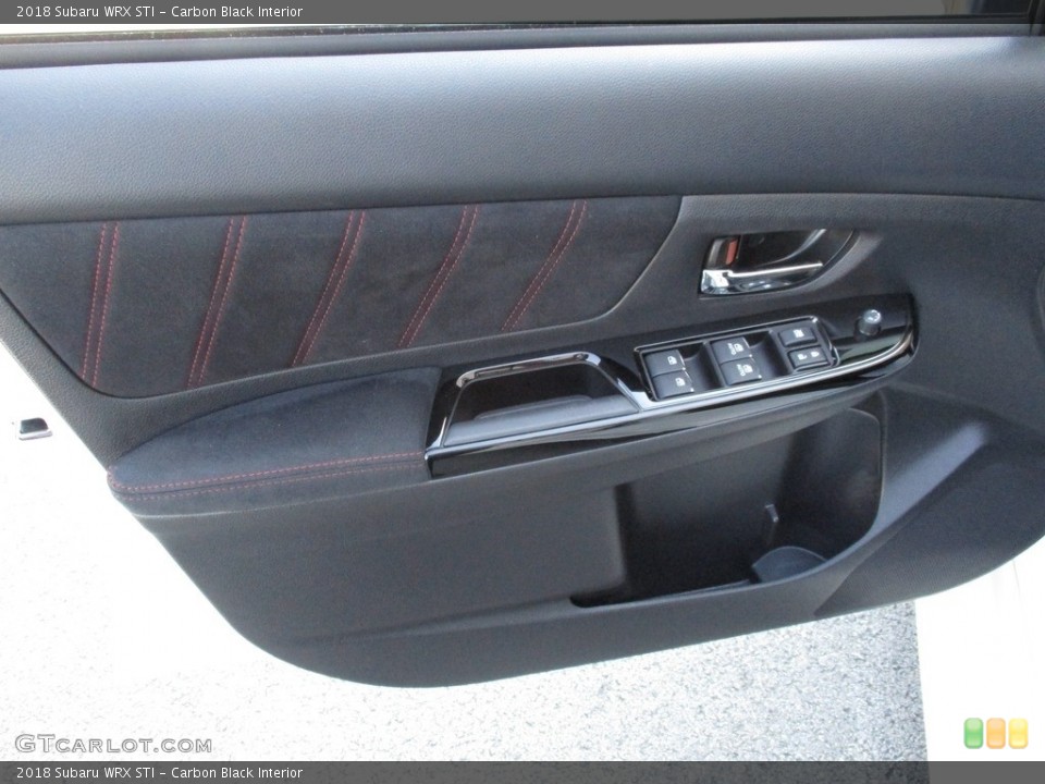 Carbon Black Interior Door Panel for the 2018 Subaru WRX STI #126595125