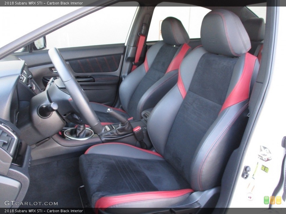 Carbon Black Interior Photo for the 2018 Subaru WRX STI #126595142