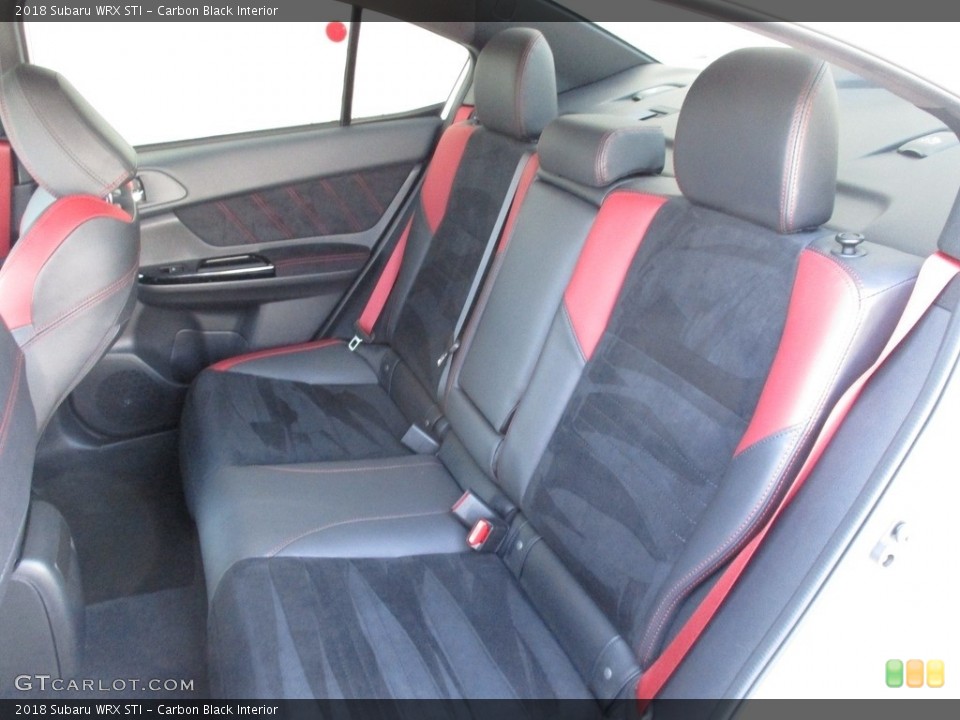 Carbon Black Interior Rear Seat for the 2018 Subaru WRX STI #126595169