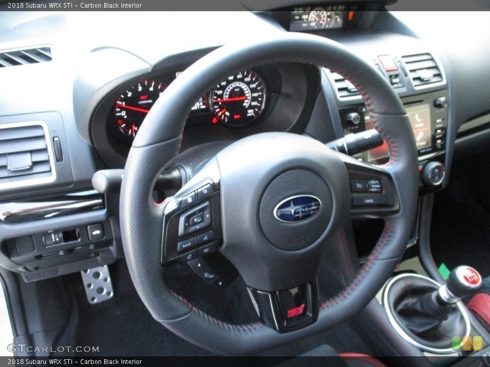 Carbon Black Interior Steering Wheel for the 2018 Subaru WRX STI #126595196