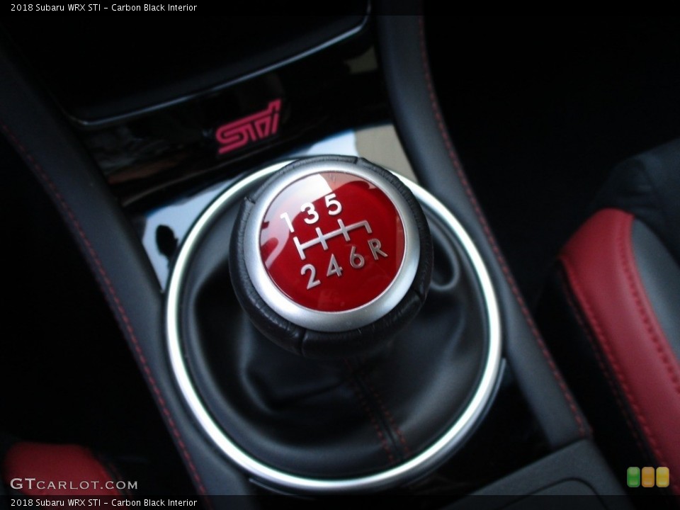 Carbon Black Interior Transmission for the 2018 Subaru WRX STI #126595220