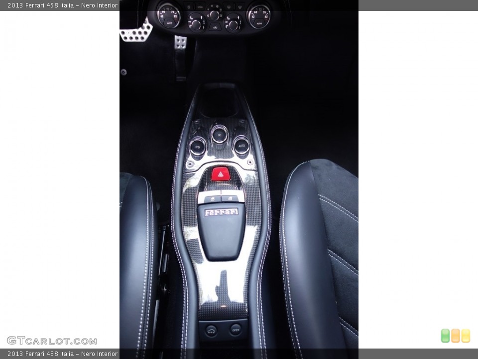 Nero Interior Controls for the 2013 Ferrari 458 Italia #126598286