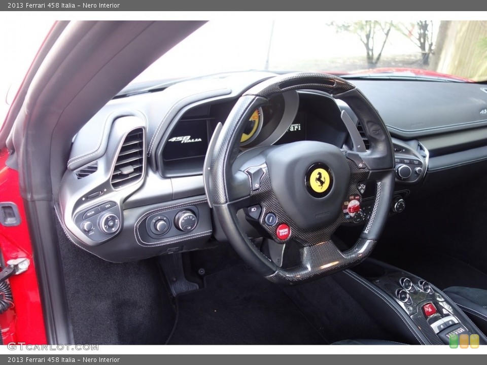 Nero Interior Steering Wheel for the 2013 Ferrari 458 Italia #126598327