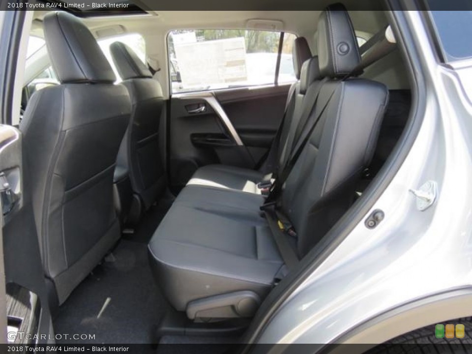 Black Interior Rear Seat for the 2018 Toyota RAV4 Limited #126599132