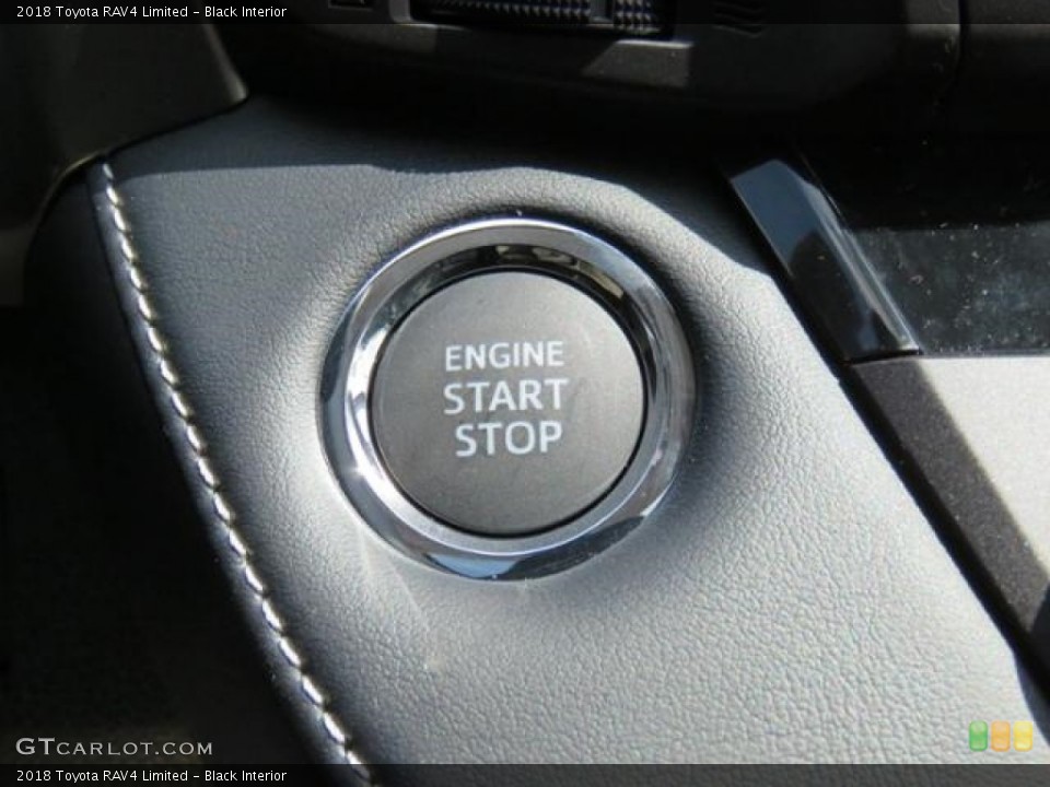 Black Interior Controls for the 2018 Toyota RAV4 Limited #126599339