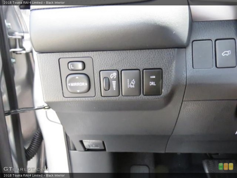 Black Interior Controls for the 2018 Toyota RAV4 Limited #126599450