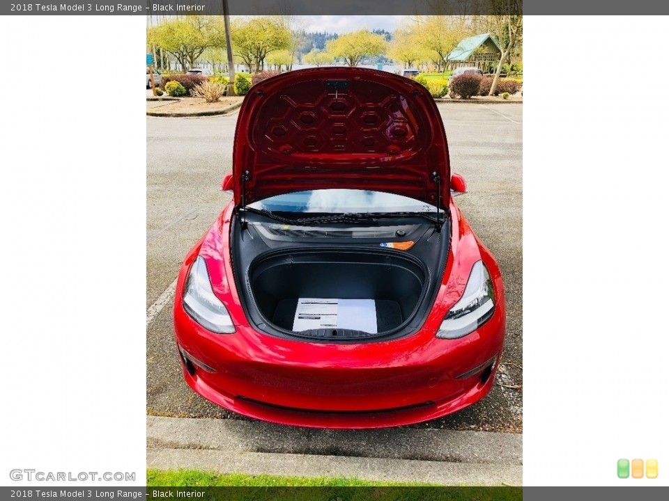 Black Interior Trunk for the 2018 Tesla Model 3 Long Range #126599555