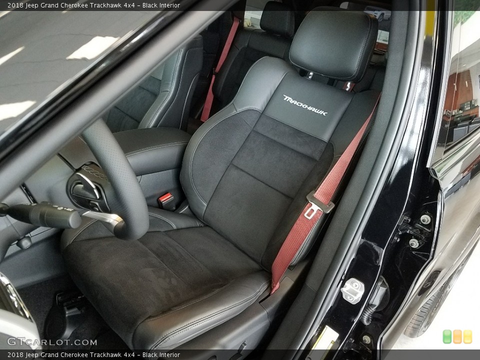 Black Interior Front Seat for the 2018 Jeep Grand Cherokee Trackhawk 4x4 #126600944