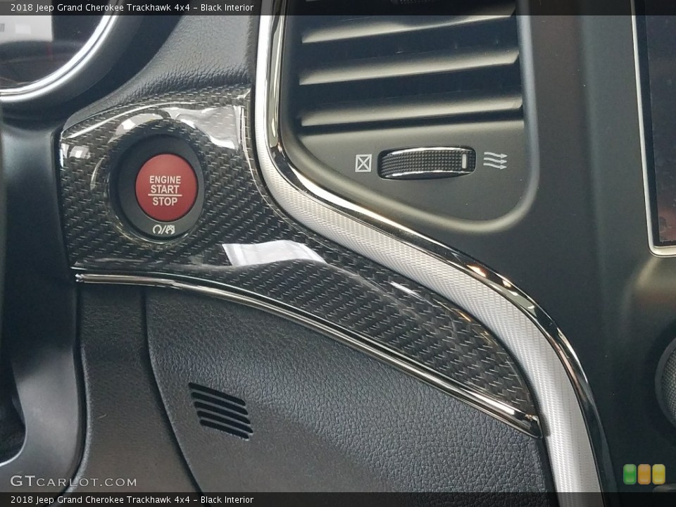 Black Interior Controls for the 2018 Jeep Grand Cherokee Trackhawk 4x4 #126601082