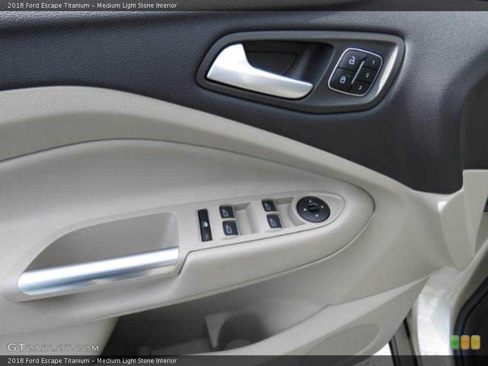 Medium Light Stone Interior Door Panel for the 2018 Ford Escape Titanium #126602780