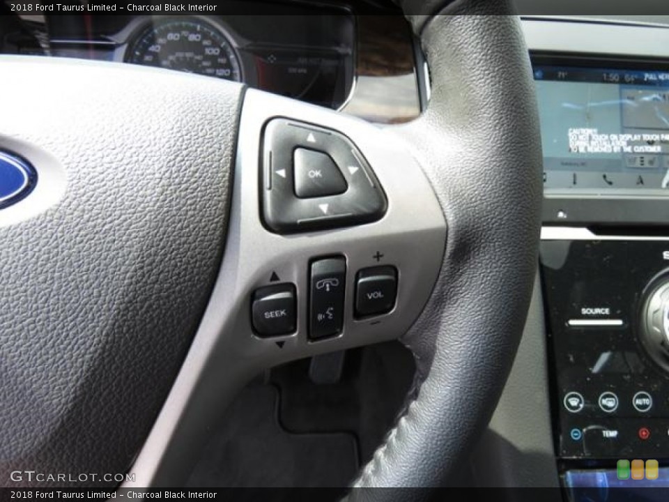 Charcoal Black Interior Controls for the 2018 Ford Taurus Limited #126603446