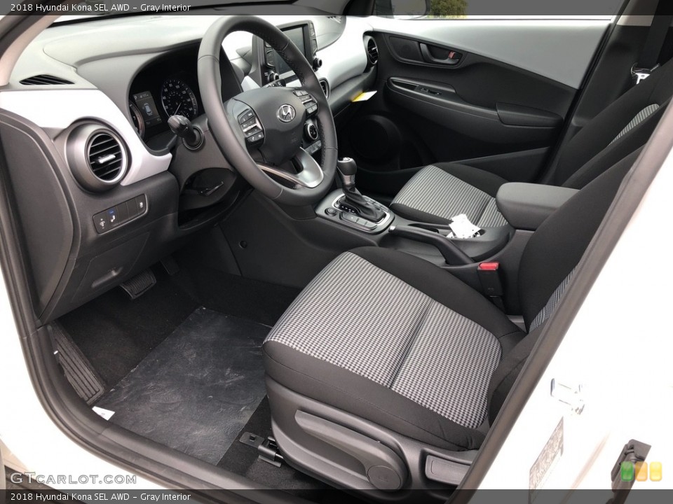 Gray Interior Photo for the 2018 Hyundai Kona SEL AWD #126606284