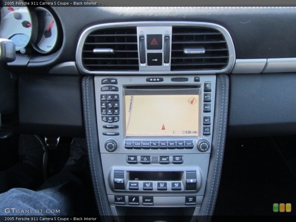 Black Interior Controls for the 2005 Porsche 911 Carrera S Coupe #126618320