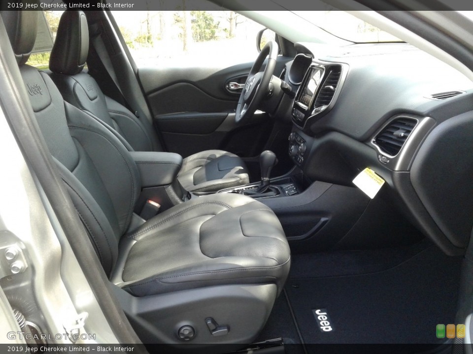 Black Interior Front Seat for the 2019 Jeep Cherokee Limited #126619842