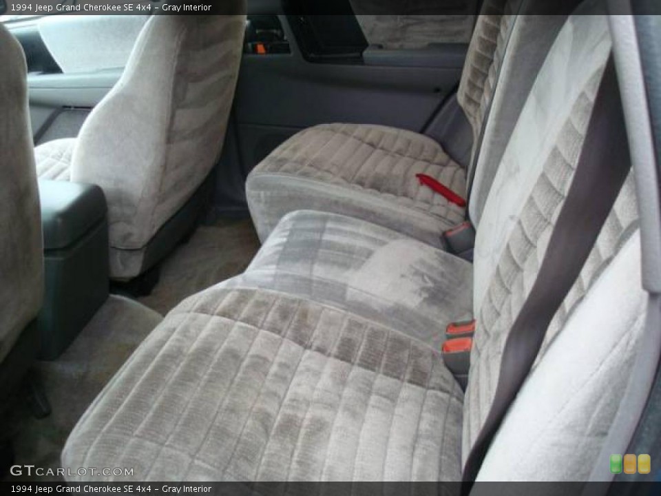 Gray Interior Rear Seat for the 1994 Jeep Grand Cherokee SE 4x4 #12661987