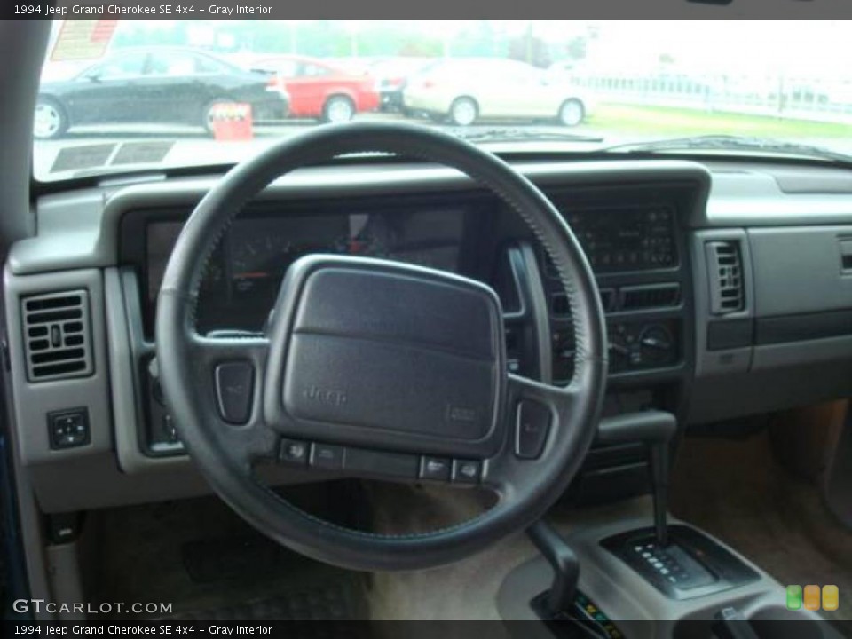 Gray Interior Steering Wheel for the 1994 Jeep Grand Cherokee SE 4x4 #12661997