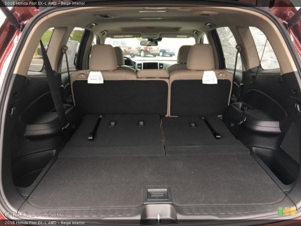 Beige Interior Trunk for the 2018 Honda Pilot EX-L AWD #126620751