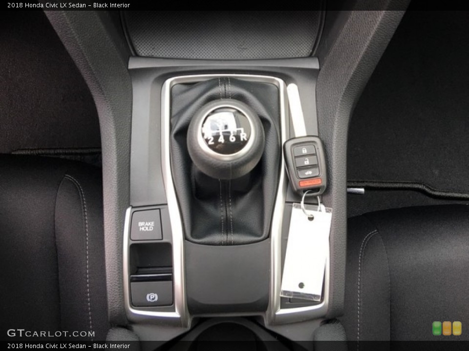 Black Interior Transmission for the 2018 Honda Civic LX Sedan #126624261