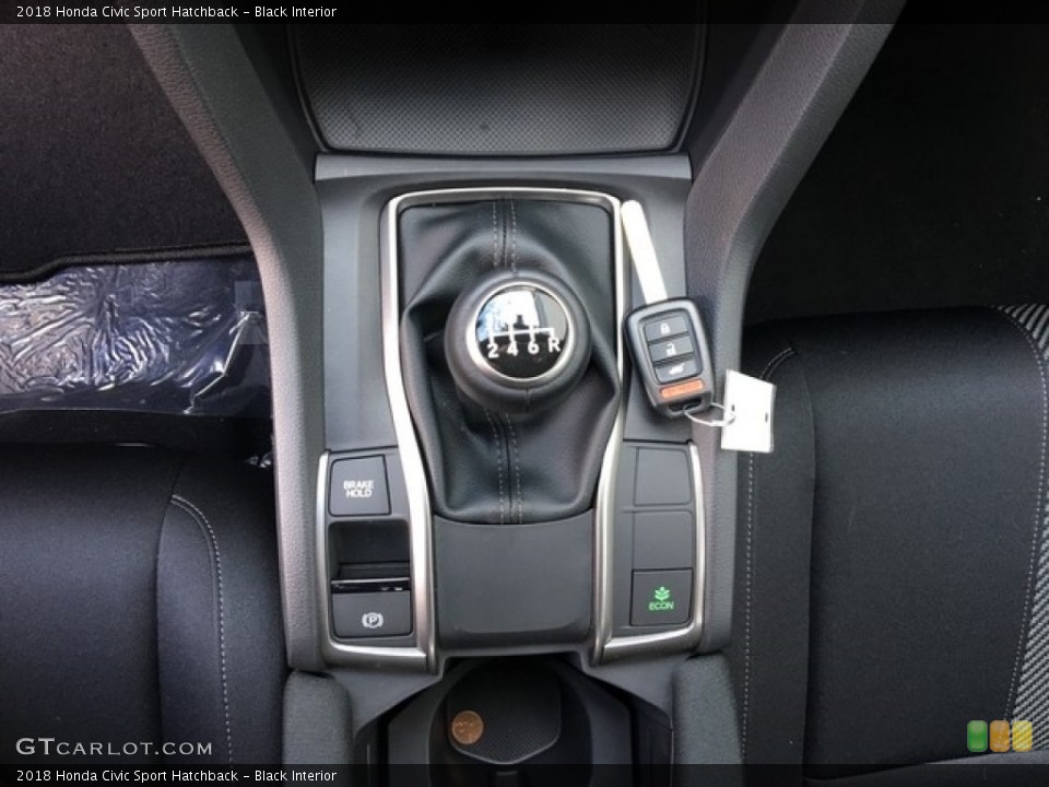 Black Interior Transmission for the 2018 Honda Civic Sport Hatchback #126624744
