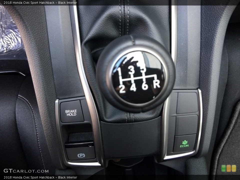 Black Interior Transmission for the 2018 Honda Civic Sport Hatchback #126624765