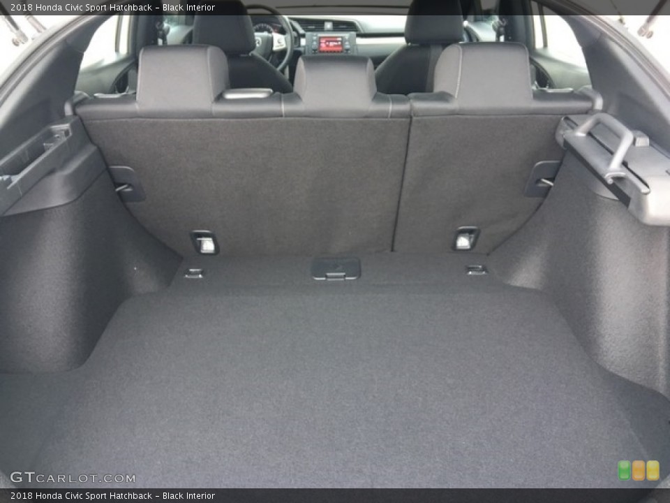 Black Interior Trunk for the 2018 Honda Civic Sport Hatchback #126624822