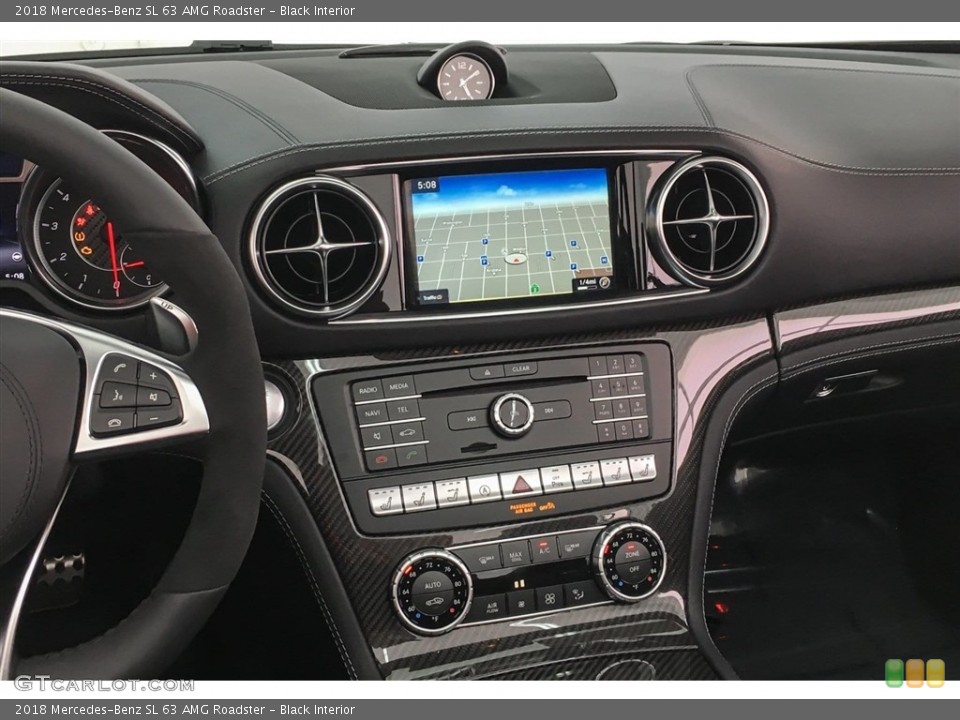 Black Interior Controls for the 2018 Mercedes-Benz SL 63 AMG Roadster #126626478