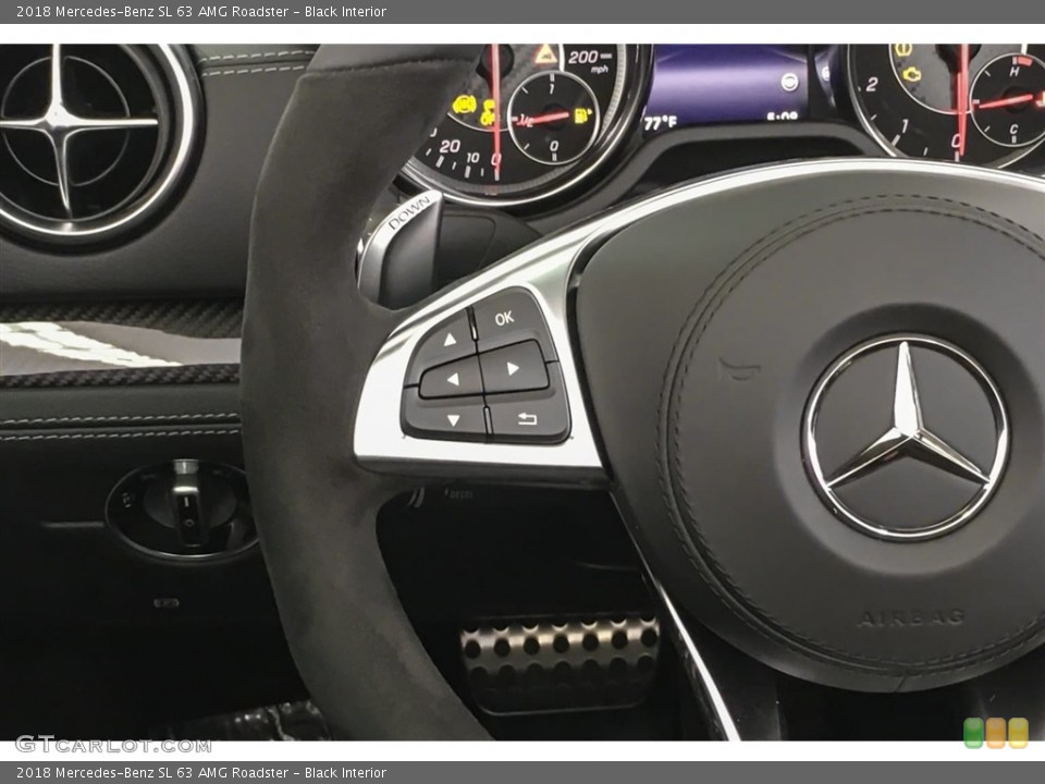 Black Interior Controls for the 2018 Mercedes-Benz SL 63 AMG Roadster #126626769