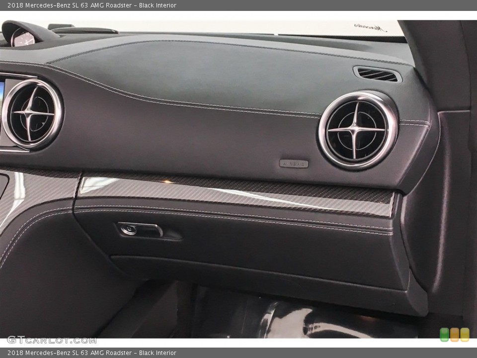 Black Interior Dashboard for the 2018 Mercedes-Benz SL 63 AMG Roadster #126626970
