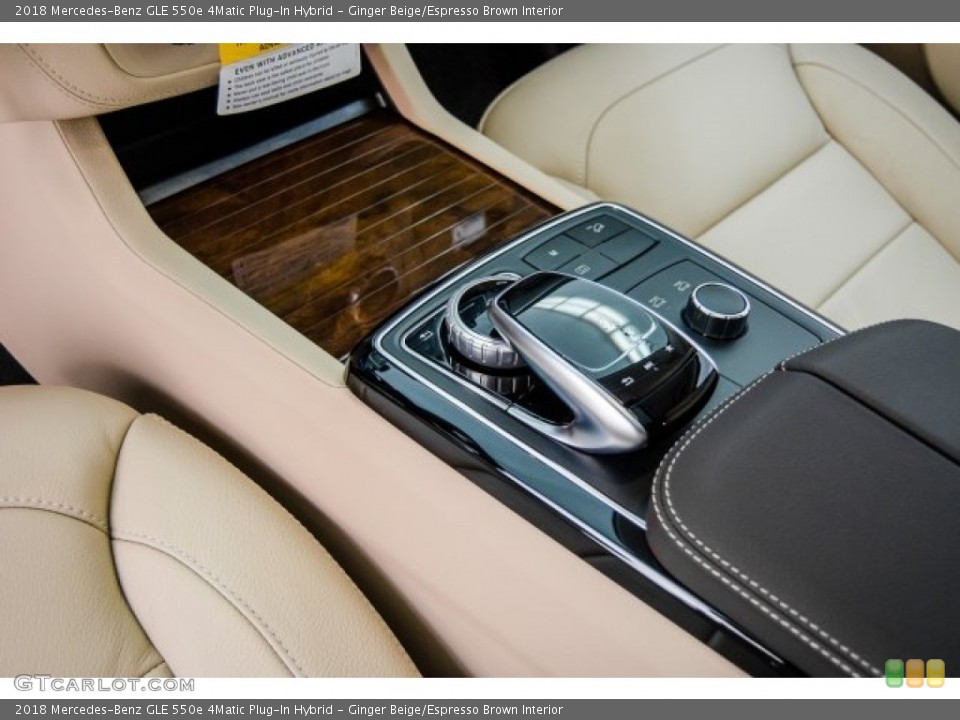 Ginger Beige/Espresso Brown Interior Controls for the 2018 Mercedes-Benz GLE 550e 4Matic Plug-In Hybrid #126627204