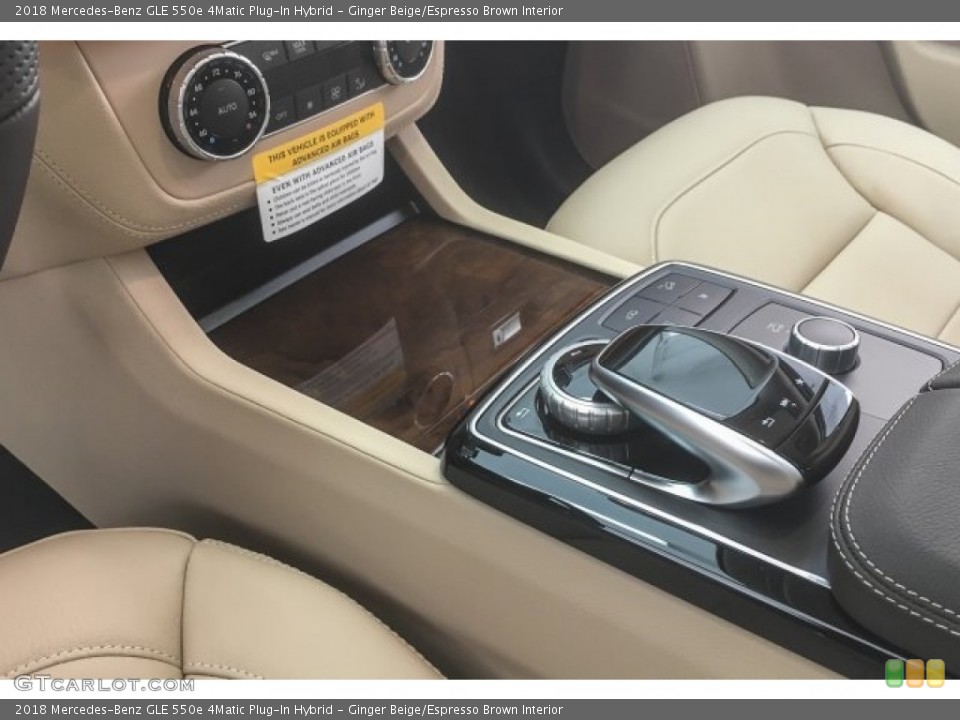 Ginger Beige/Espresso Brown Interior Controls for the 2018 Mercedes-Benz GLE 550e 4Matic Plug-In Hybrid #126627411