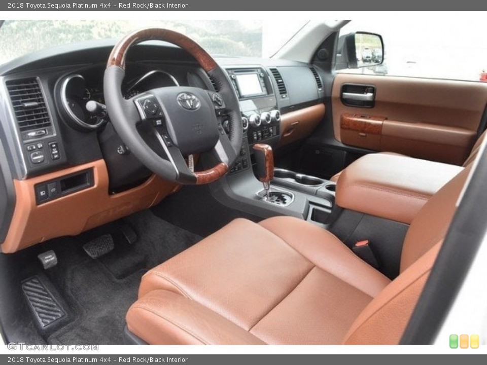 Red Rock/Black Interior Photo for the 2018 Toyota Sequoia Platinum 4x4 #126635231