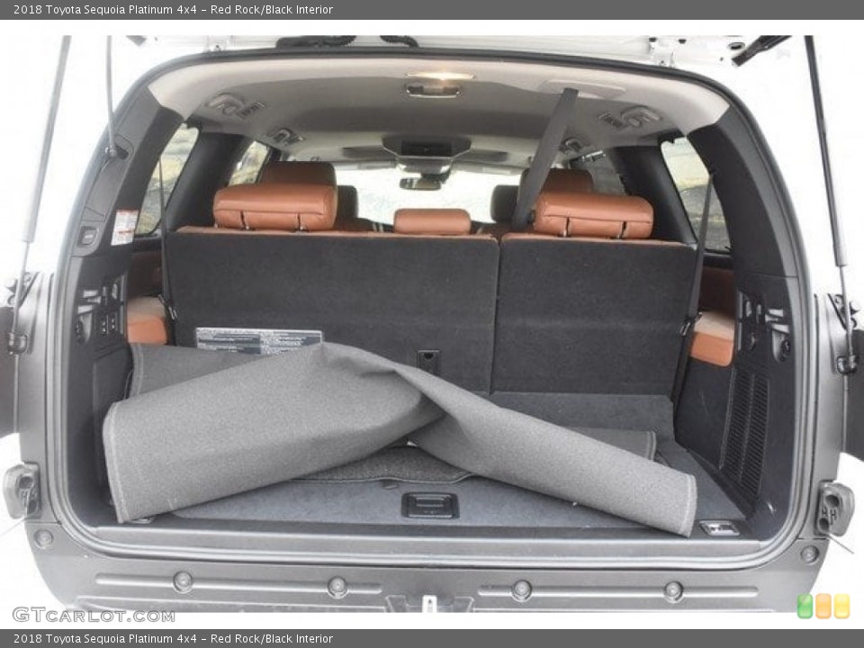 Red Rock/Black Interior Trunk for the 2018 Toyota Sequoia Platinum 4x4 #126635780