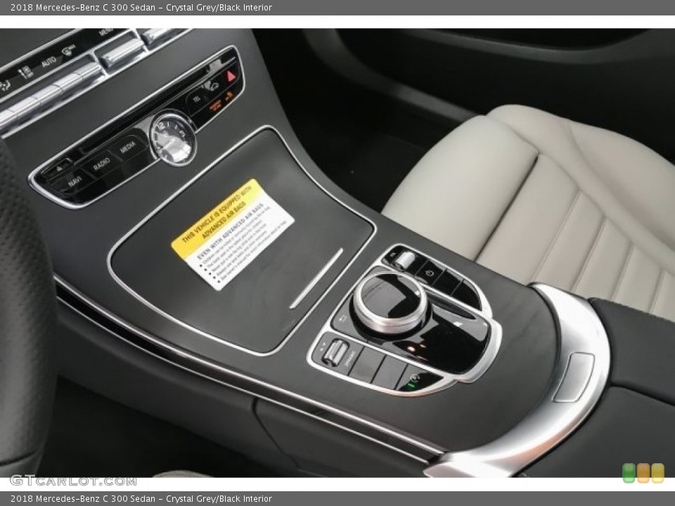 Crystal Grey/Black Interior Transmission for the 2018 Mercedes-Benz C 300 Sedan #126642992