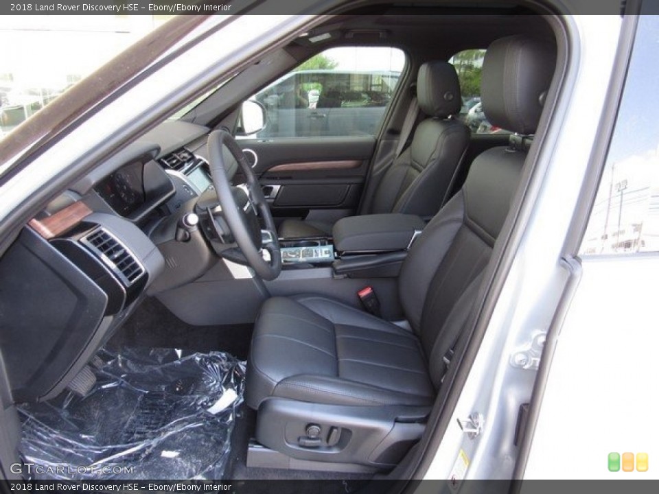 Ebony/Ebony 2018 Land Rover Discovery Interiors