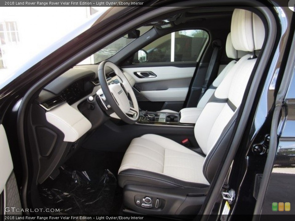 Light Oyster/Ebony Interior Photo for the 2018 Land Rover Range Rover Velar First Edition #126646932