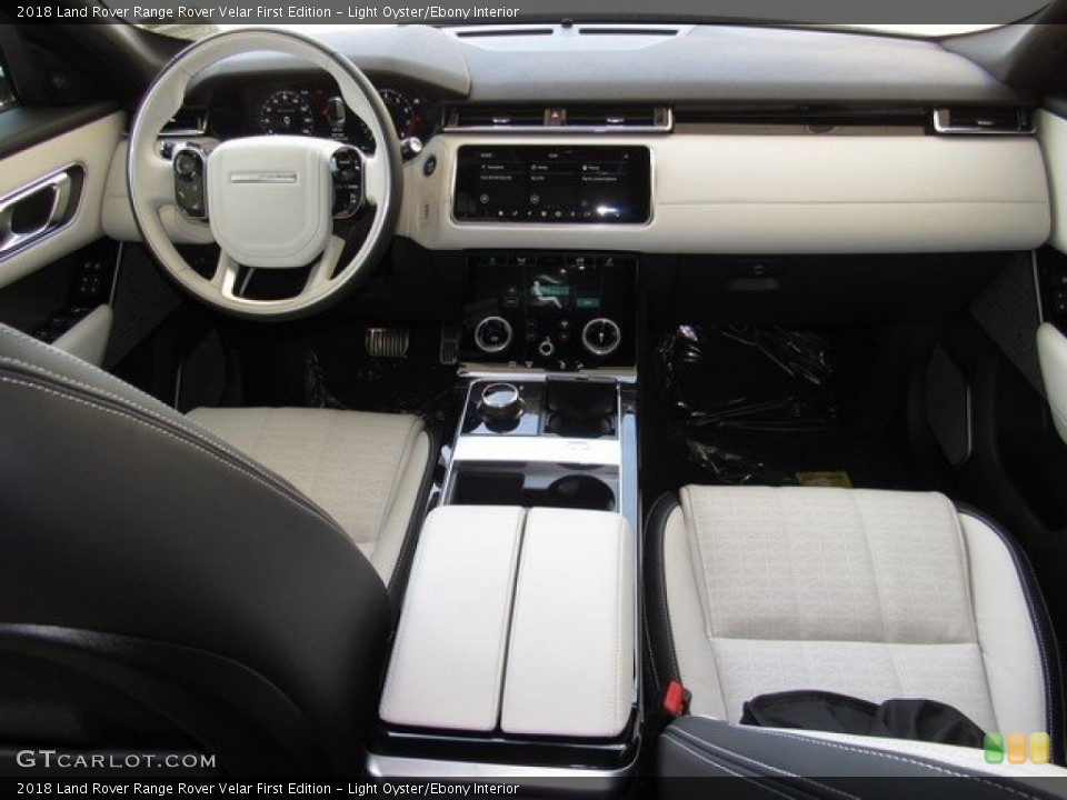 Light Oyster/Ebony Interior Dashboard for the 2018 Land Rover Range Rover Velar First Edition #126646944