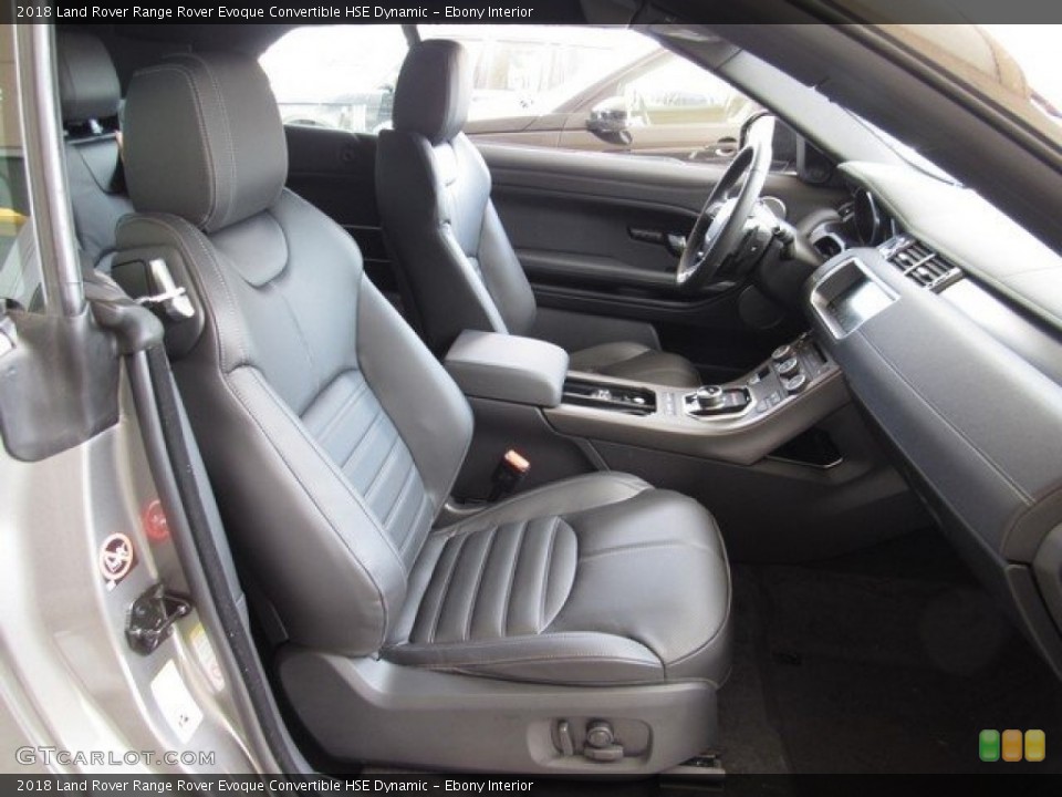 Ebony 2018 Land Rover Range Rover Evoque Interiors