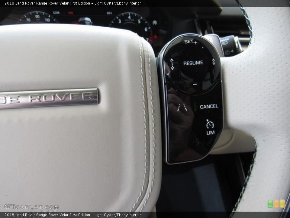 Light Oyster/Ebony Interior Steering Wheel for the 2018 Land Rover Range Rover Velar First Edition #126647343