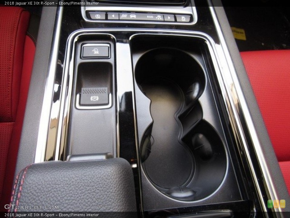 Ebony/Pimento Interior Controls for the 2018 Jaguar XE 30t R-Sport #126648441