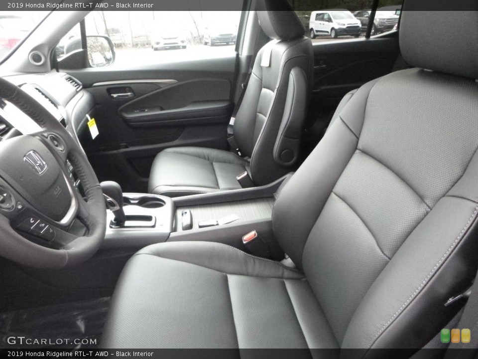 Black Interior Front Seat for the 2019 Honda Ridgeline RTL-T AWD #126652850