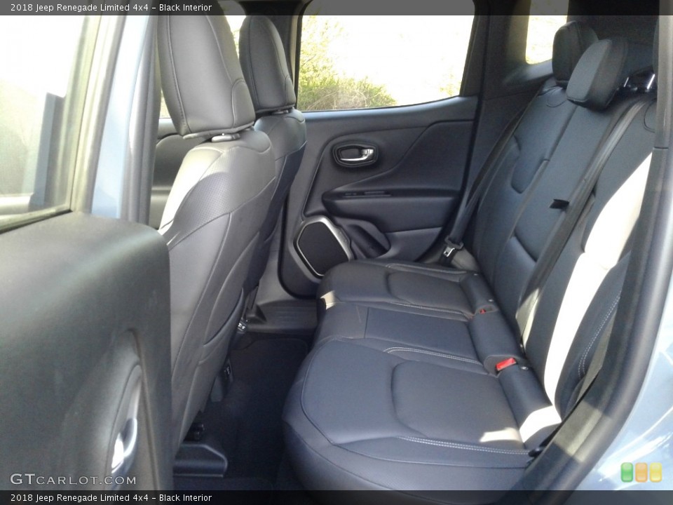 Black Interior Rear Seat for the 2018 Jeep Renegade Limited 4x4 #126660062